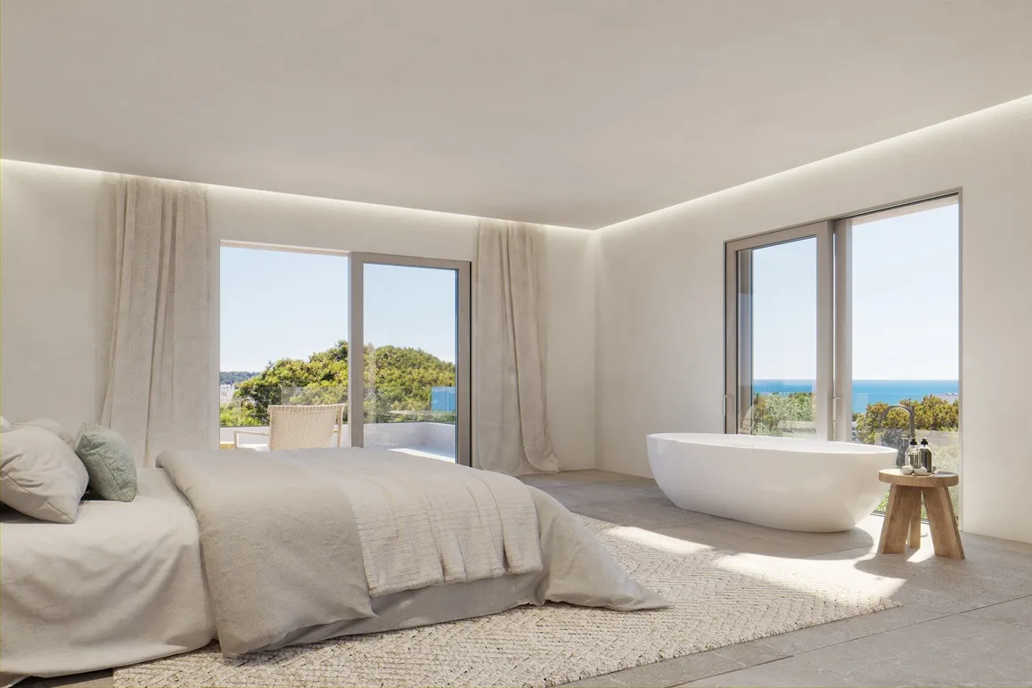 Villa de nueva construcción de lujo con vistas al mar, piscina y spa en Cala Ratjada-7
