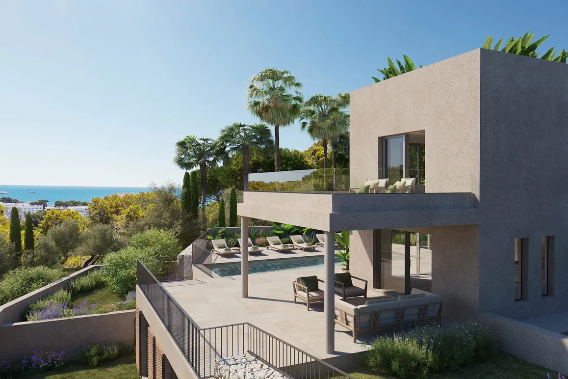 Villa de nueva construcción de lujo con vistas al mar, piscina y spa en Cala Ratjada-1