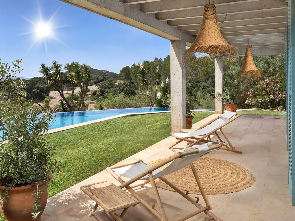 Design-Landhaus mit herrlichem Blick in Sineu-3