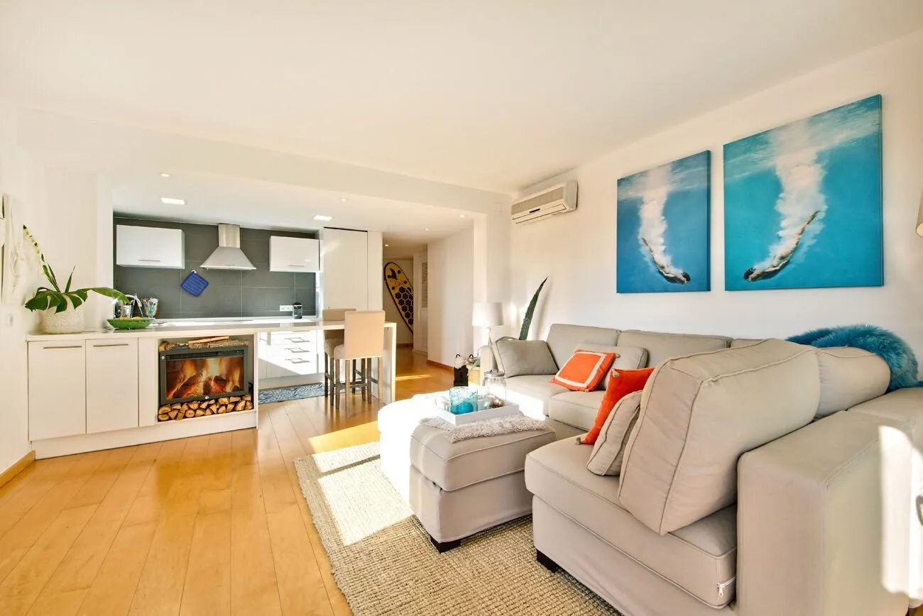 Charmerende lejlighed på stranden i Portals-4