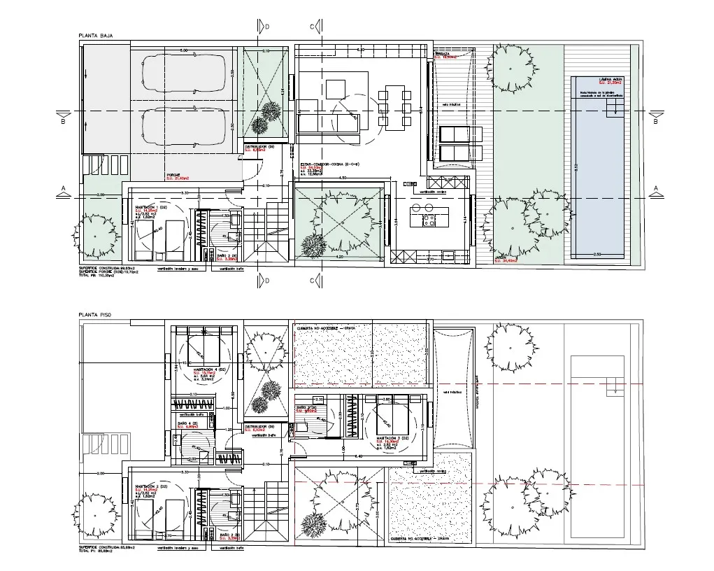Three adjoining plots with building licence for 3 single-family homes in Son Espanyolet-9