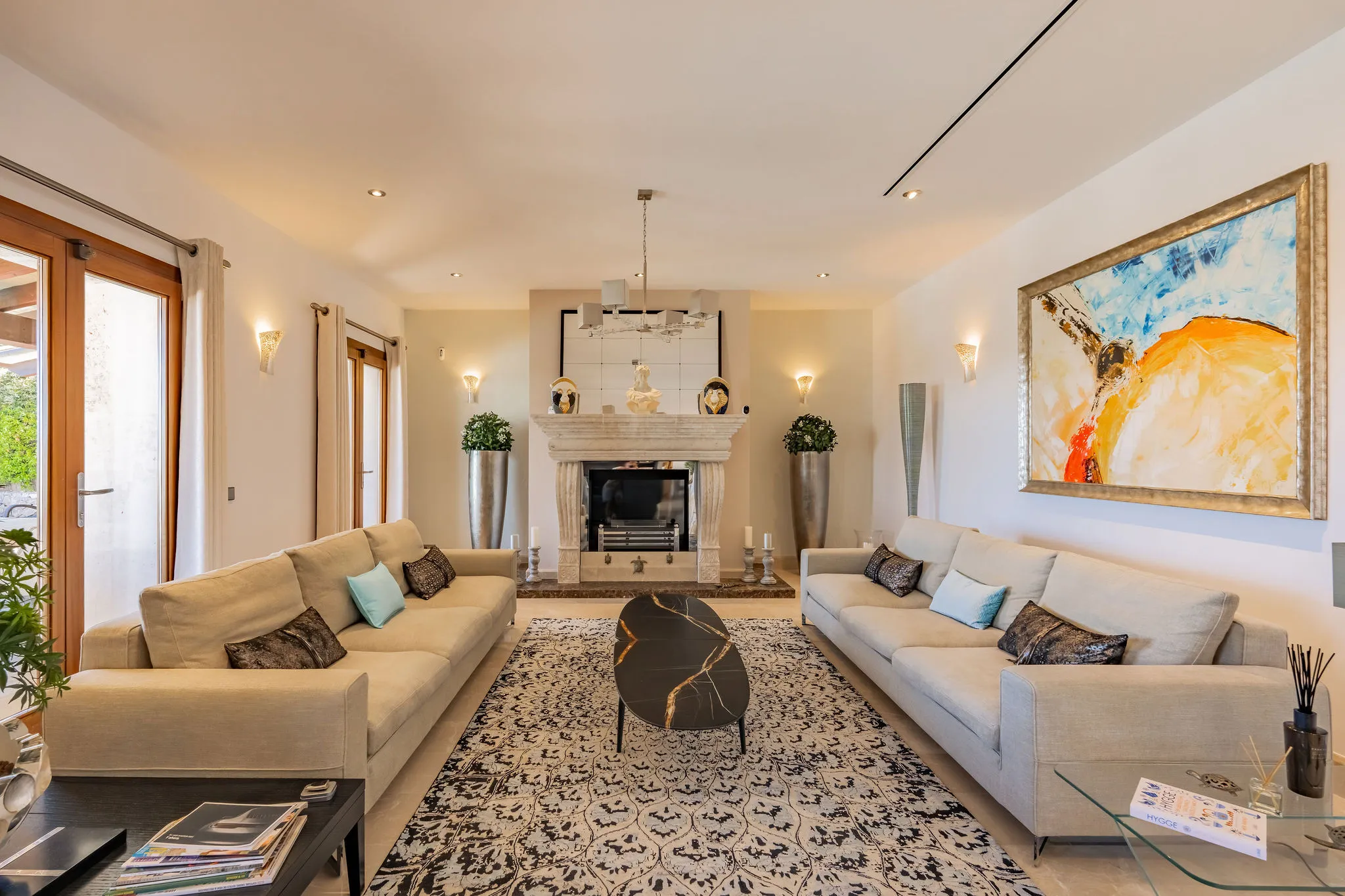 Роскошная дизайнерская вилла на поле для гольфа в Полленсе с фантастическим видом на море.-10