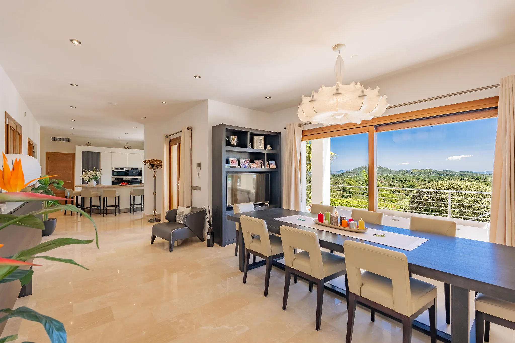 Роскошная дизайнерская вилла на поле для гольфа в Полленсе с фантастическим видом на море.-7