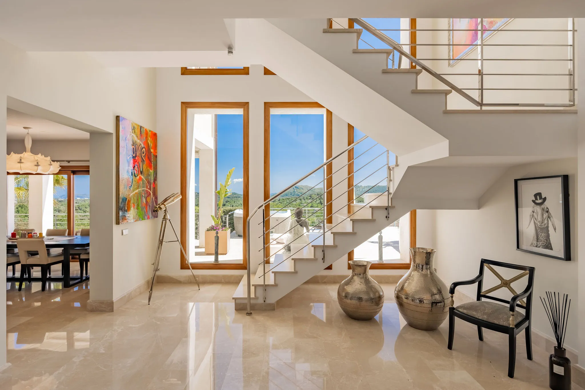 Роскошная дизайнерская вилла на поле для гольфа в Полленсе с фантастическим видом на море.-6