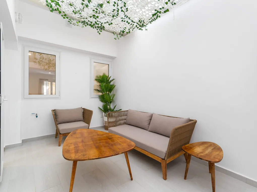 Moderne Wohnung mit Aufzug und Innenhof am Plaza Porta Pintada-5