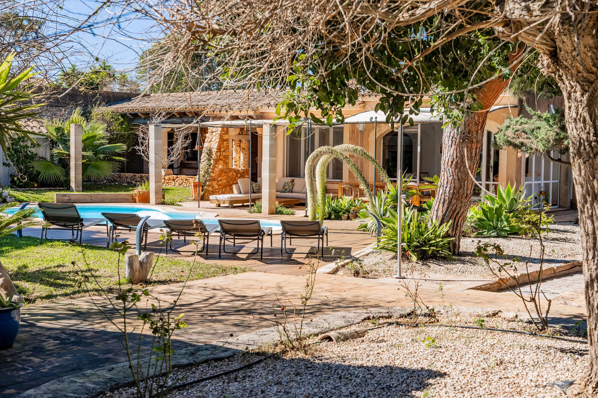 Casa de campo de piedra cerca del Parque Natural de Mondragó – alquiler de larga duración-6