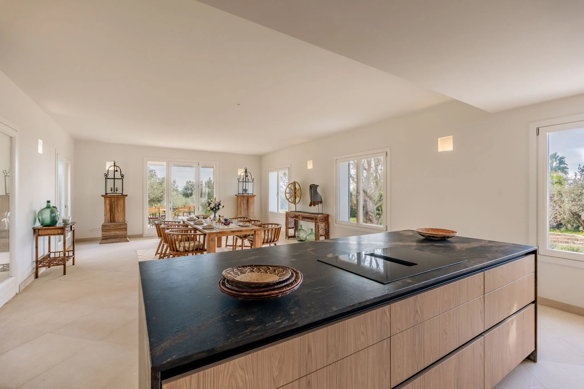 Spacious new construction finca near the popular beach Es Trenc-7