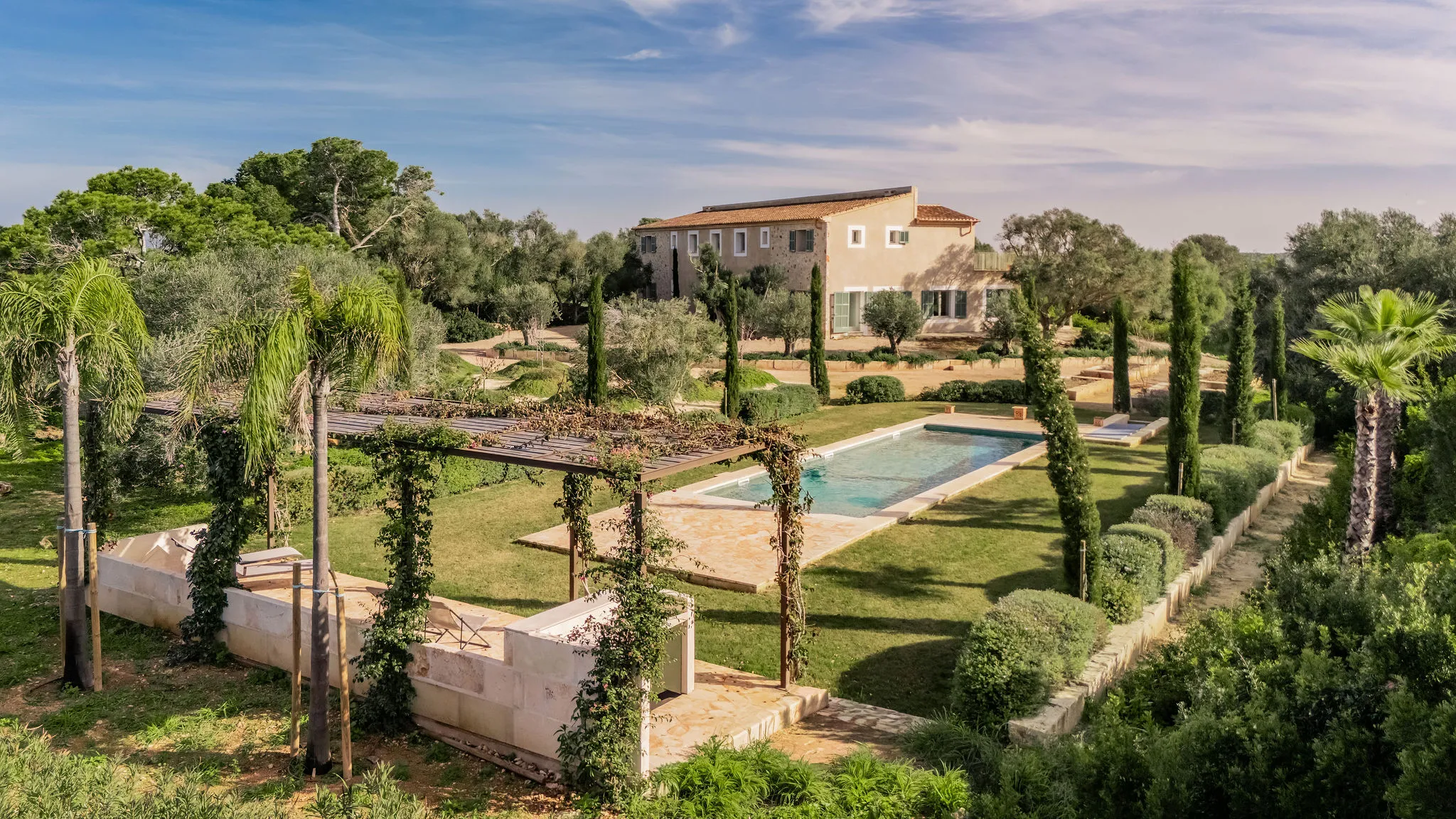 Spacious new construction finca near the popular beach Es Trenc-1