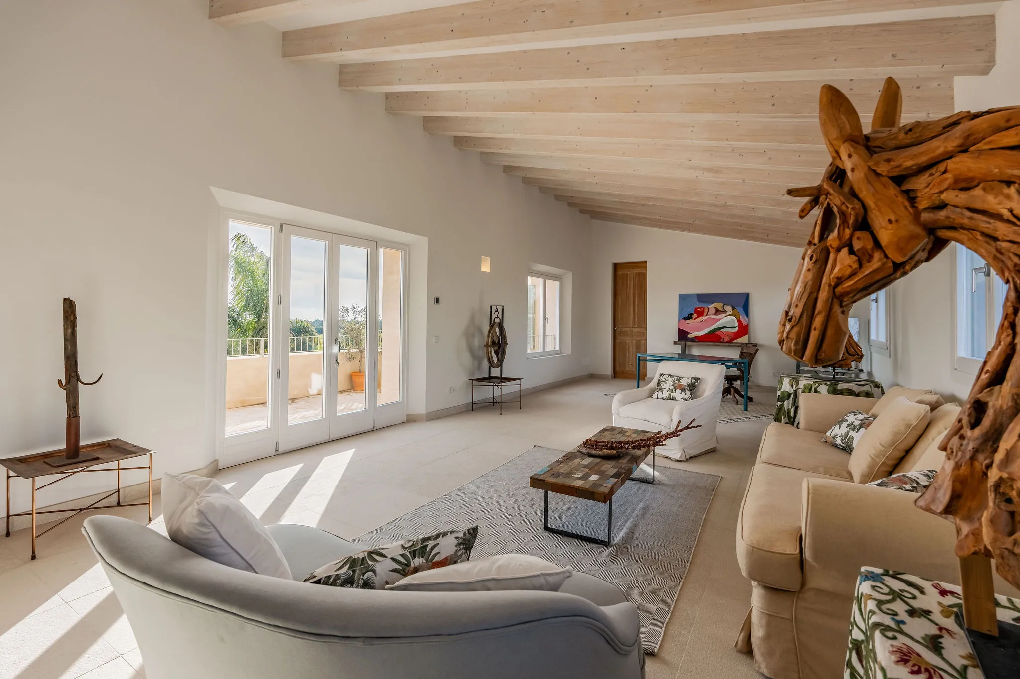 Spacious new construction finca near the popular beach Es Trenc-11