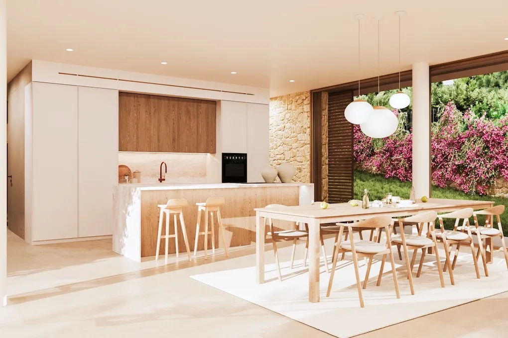 Parcela con licencia de obra y proyecto para una villa-5