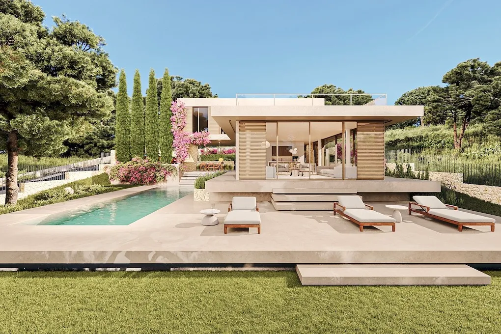Parcela con licencia de obra y proyecto para una villa-1