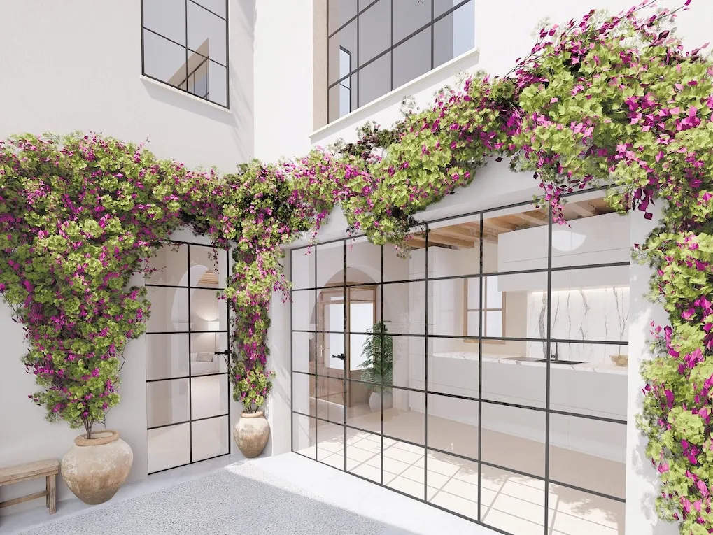 Moderna casa de pueblo con piscina y azotea-2