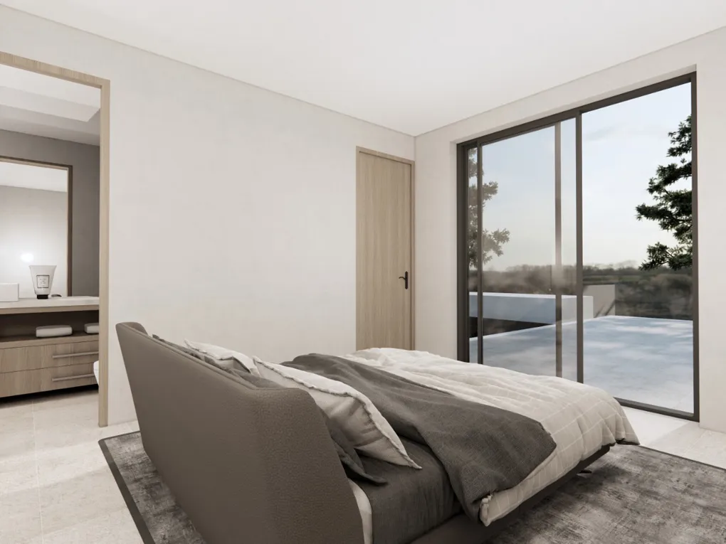 Villa moderna de construcción reciente próxima a su finalización, Crestatx, Sa Pobla-8