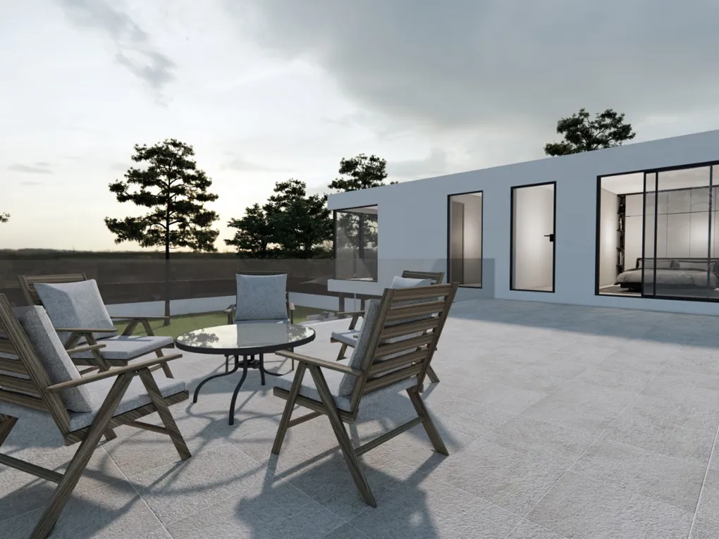 Villa moderna de construcción reciente próxima a su finalización, Crestatx, Sa Pobla-10