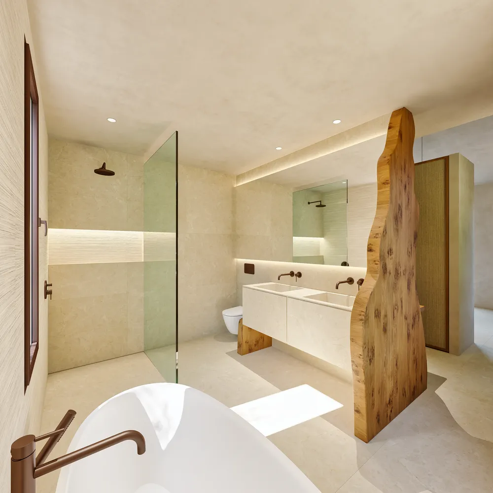 Finca récemment construite avec vue panoramique sur les montagnes de Tramuntana - en cours d'achèvement-6