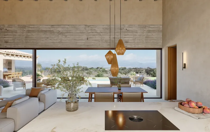 Nowo wybudowana finca z panoramicznym widokiem na góry Tramuntana - na ukończeniu