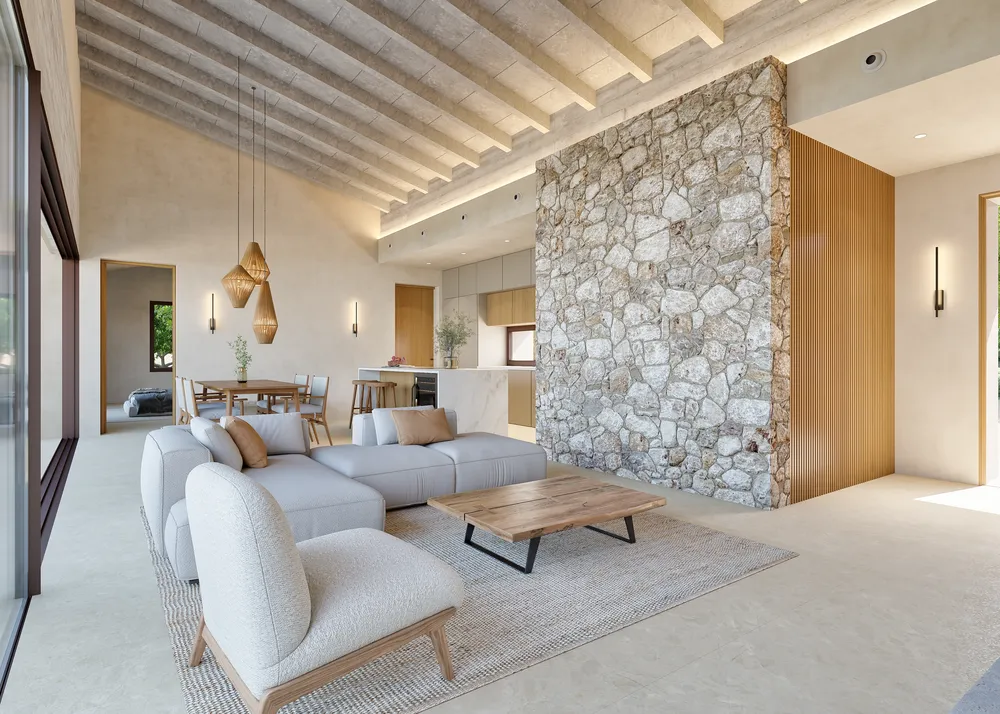 Finca récemment construite avec vue panoramique sur les montagnes de Tramuntana - en cours d'achèvement-11