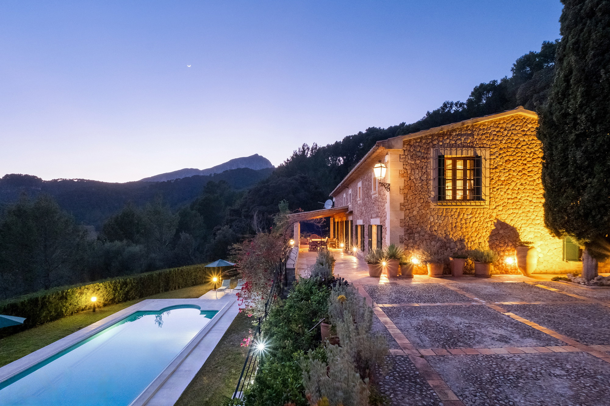 Pittoreske finca in de Tramuntana met panoramisch uitzicht