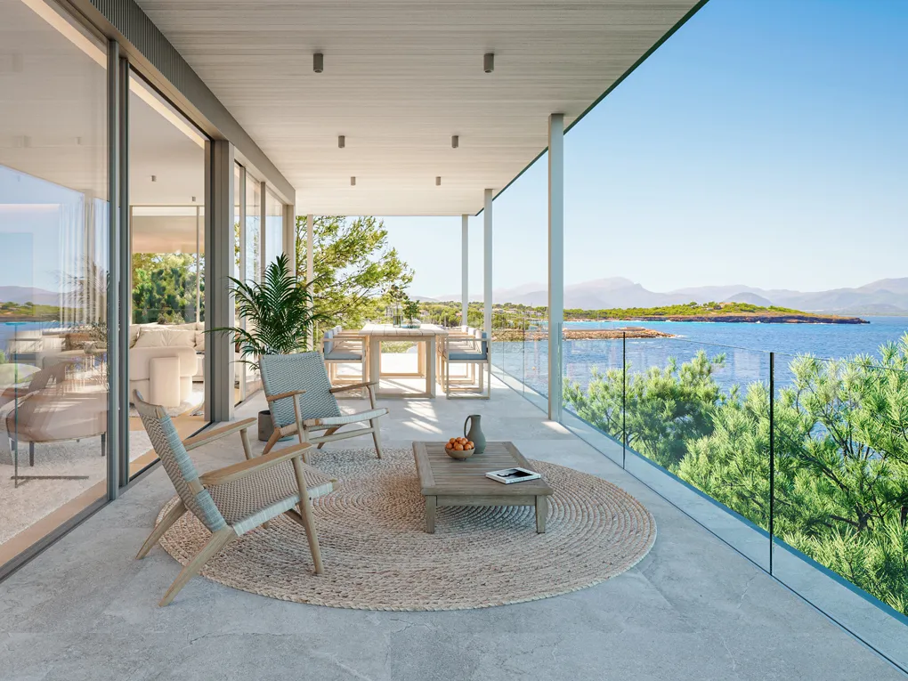 Mediterrane Villa mit direktem Zugang zum Meer und ETV-Lizenz-3