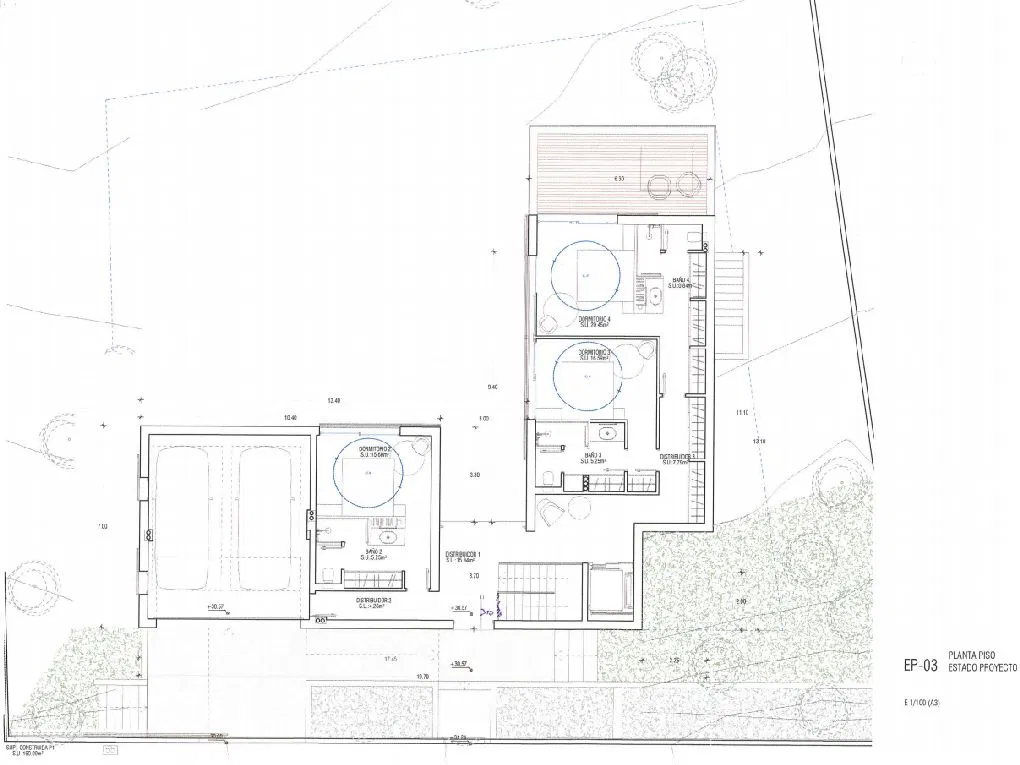 Plot with building project of a modern villa-7
