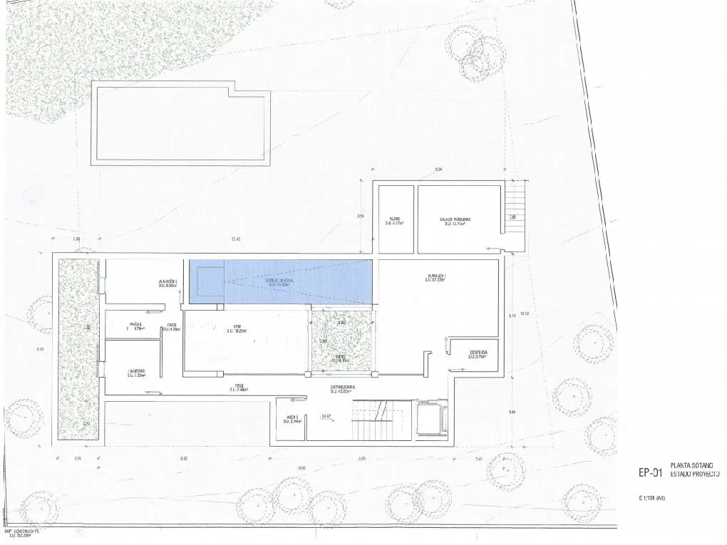 Plot with building project of a modern villa-9