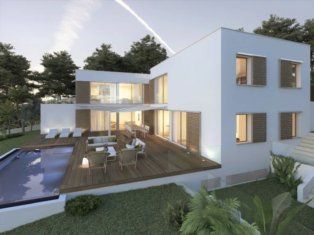 Solar i projecte de construcció d'una vila a Font de sa Cala-2