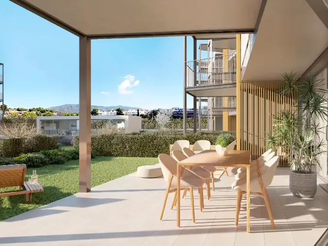 Moderne nybygget lejlighed tæt på stranden-12