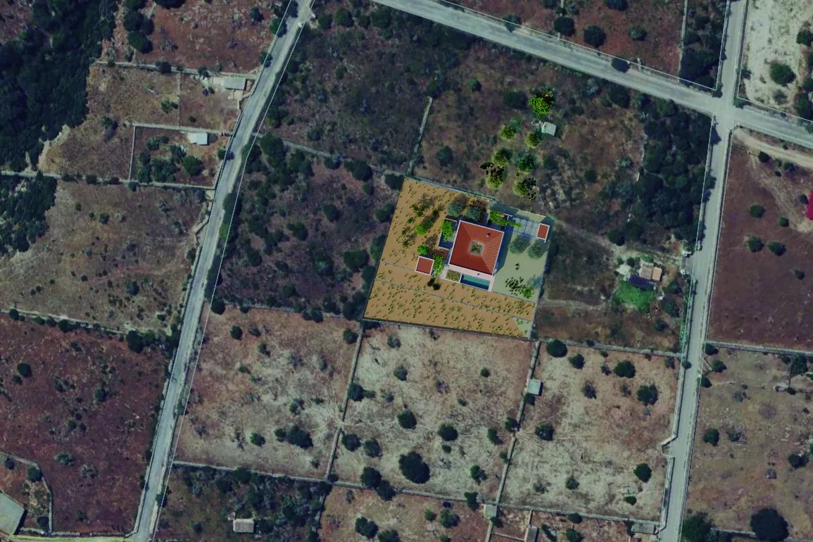 Terrain de rêve avec vues panoramiques et permis de construire approuvé à Santa Margalida-10