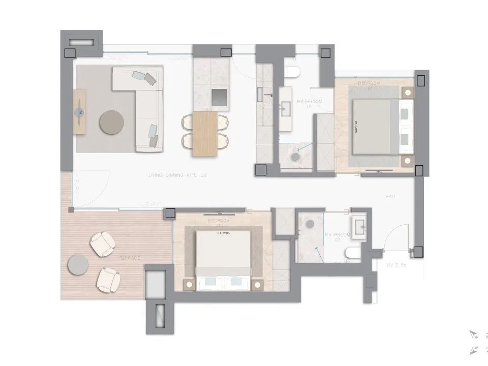 Gezellig nieuwbouw appartement op de begane grond op een goede locatie-12