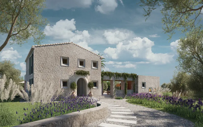 New construction project close to the natural beach of Cala Mondrago
