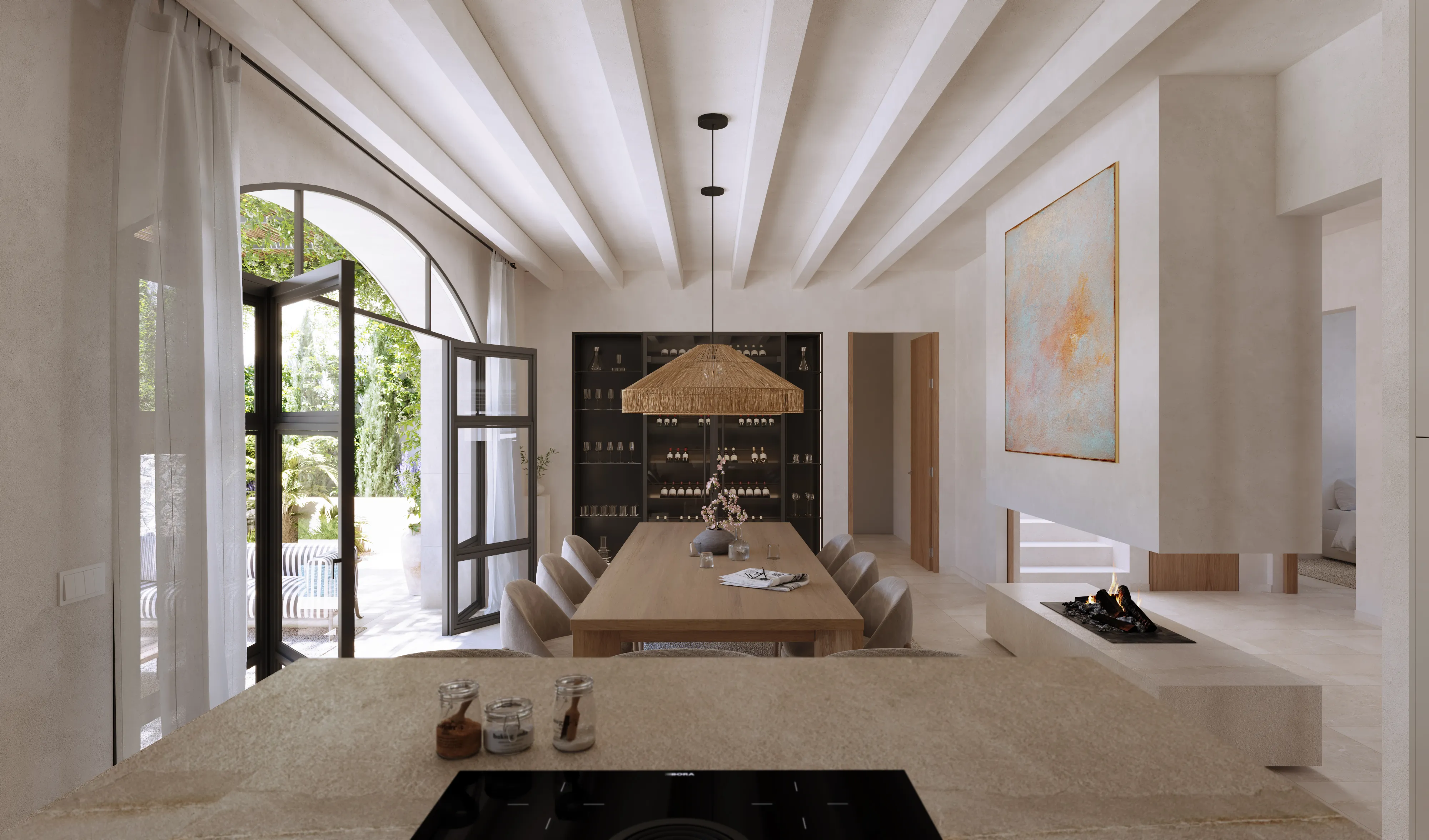 Nowo wybudowany dom w stylu śródziemnomorskim-5