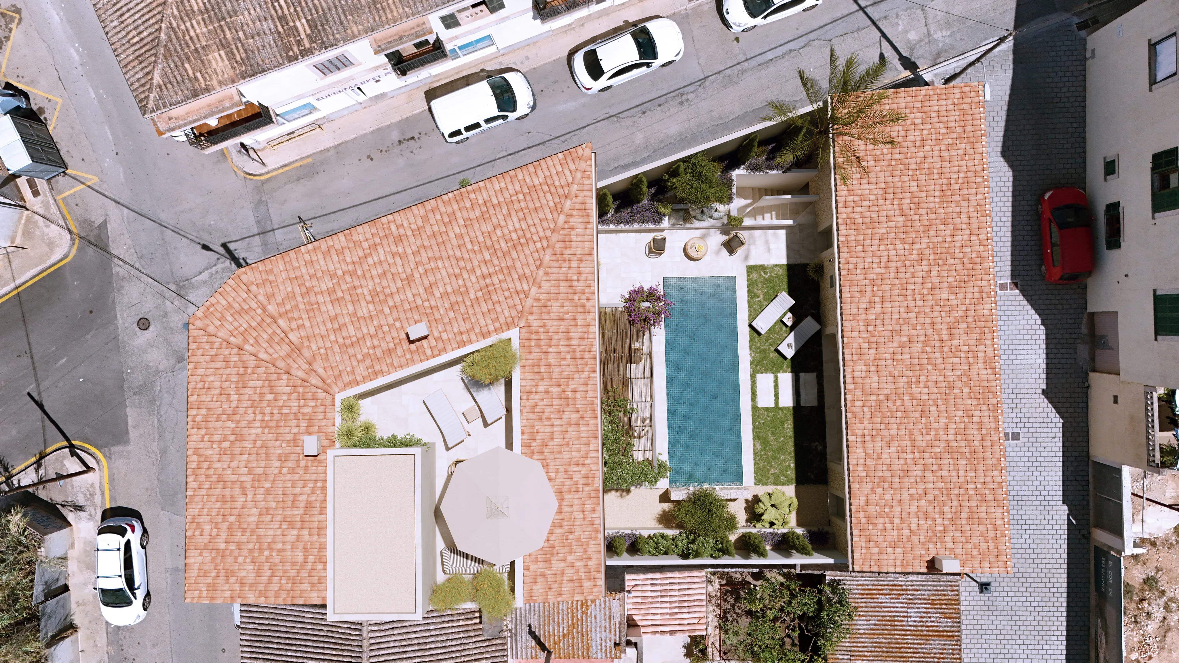 Nowo wybudowany dom w stylu śródziemnomorskim-14