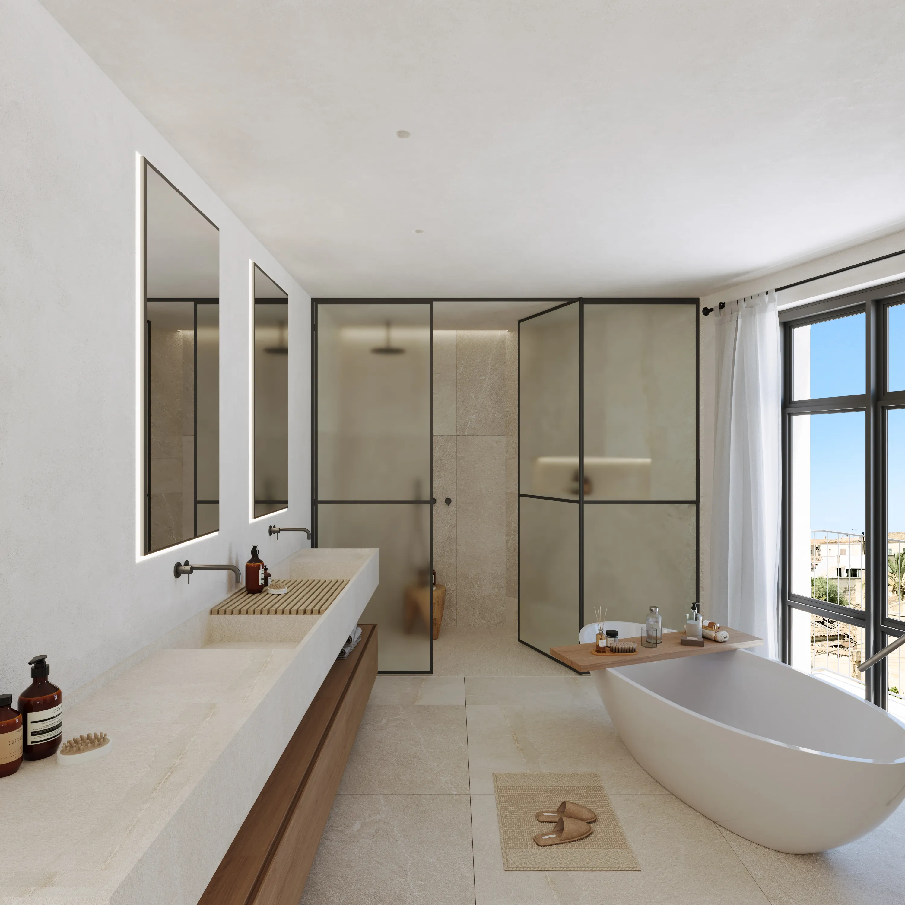 Nowo wybudowany dom w stylu śródziemnomorskim-8