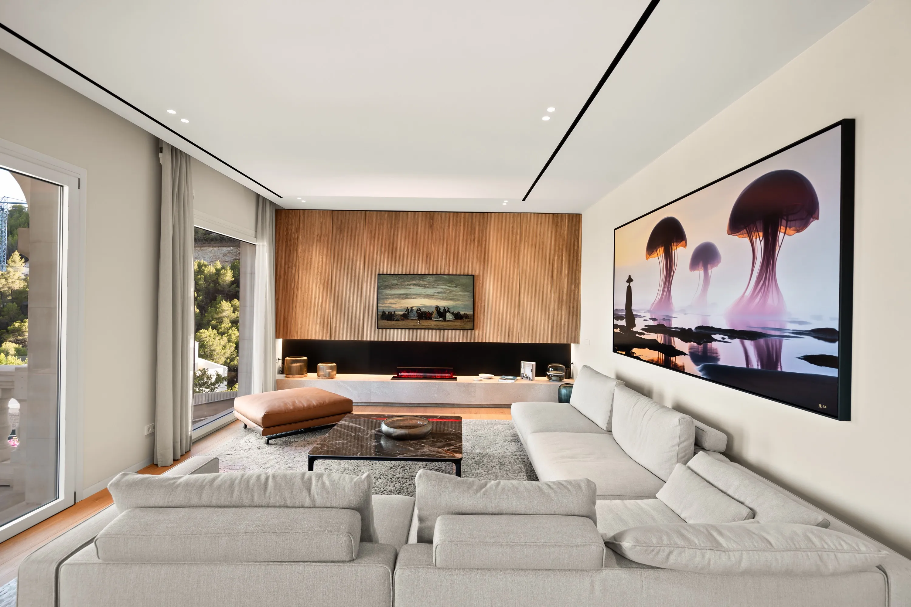 Luxe villa met fantastisch uitzicht op zee in Son Vida-7