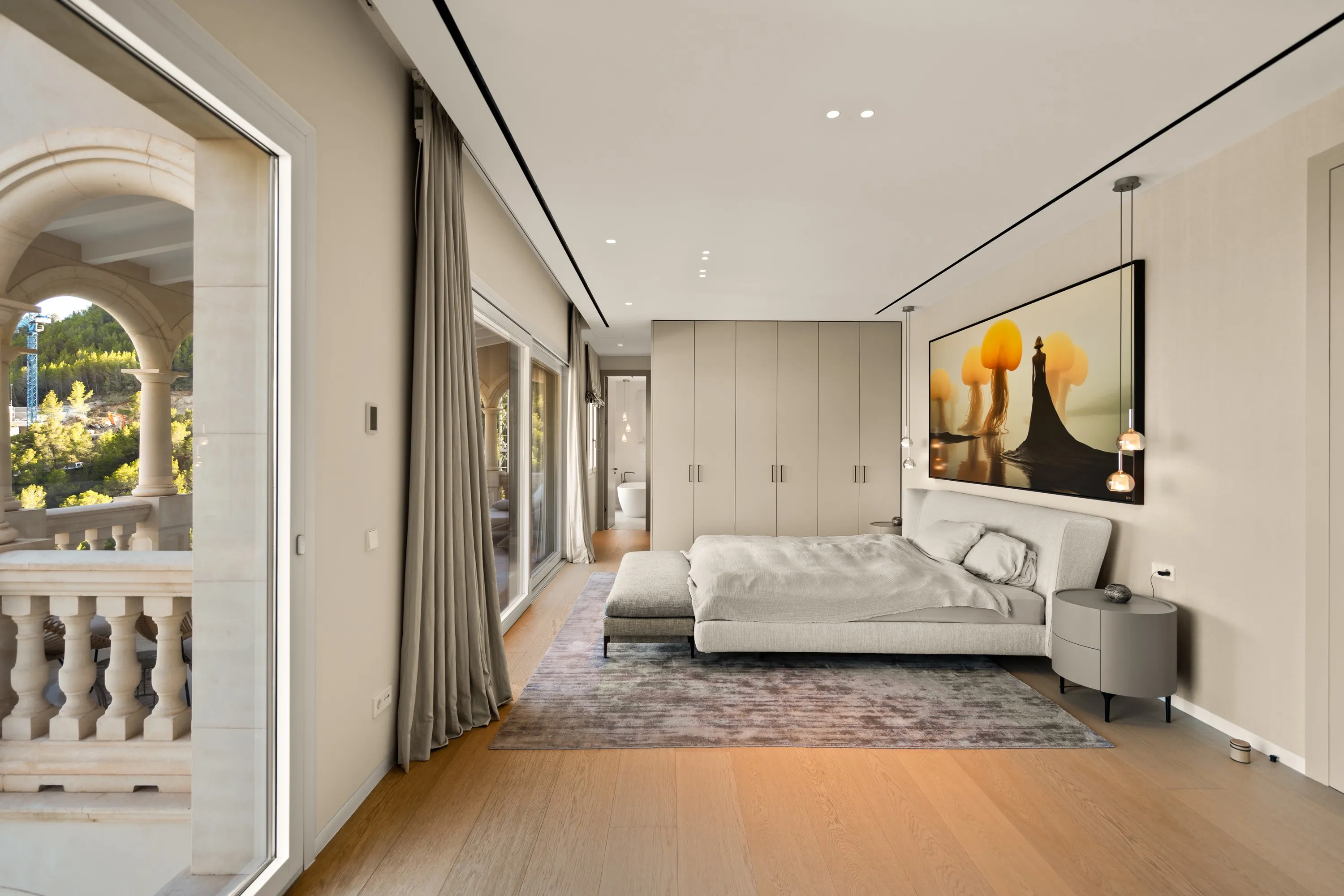 Luxe villa met fantastisch uitzicht op zee in Son Vida-18