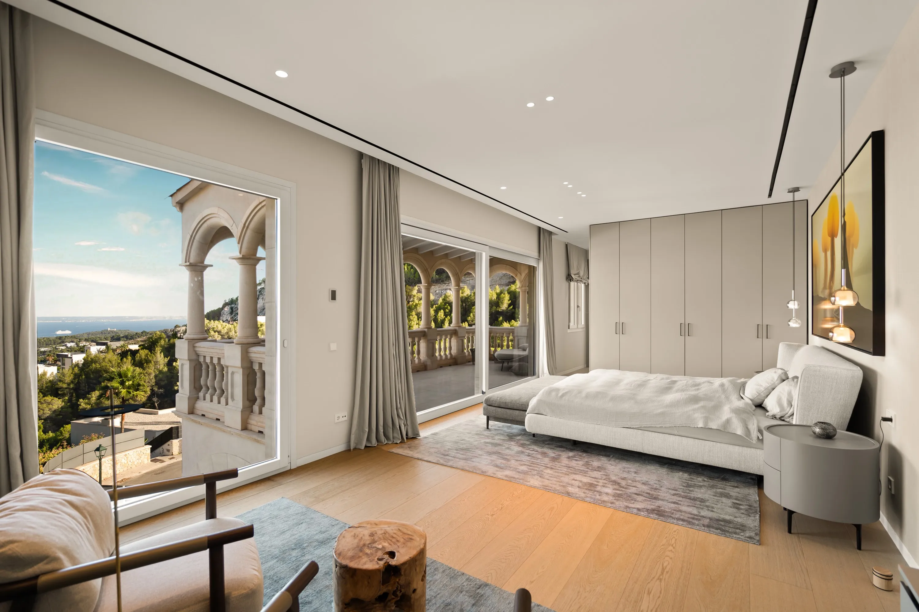 Luxe villa met fantastisch uitzicht op zee in Son Vida-8