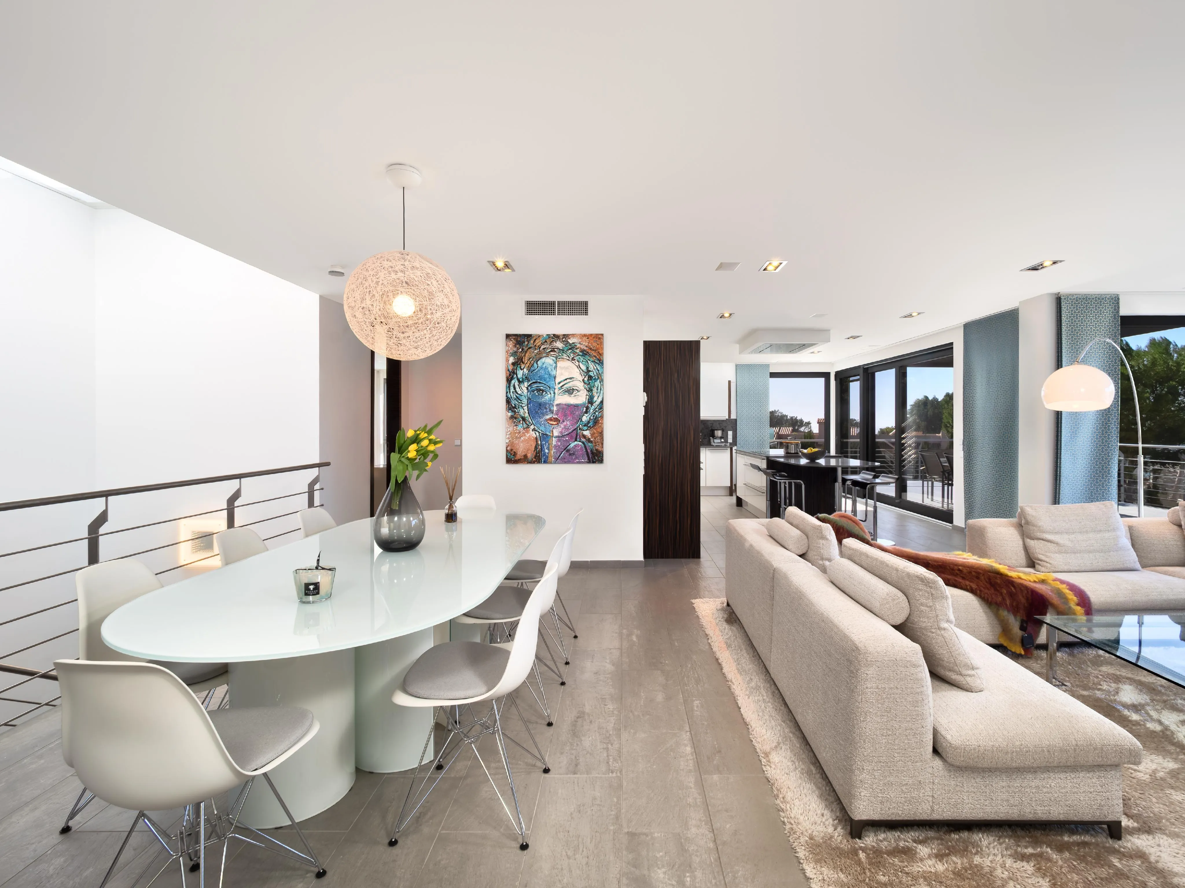 Elegante sommervilla mit blick auf die Malgrats-Inseln-13