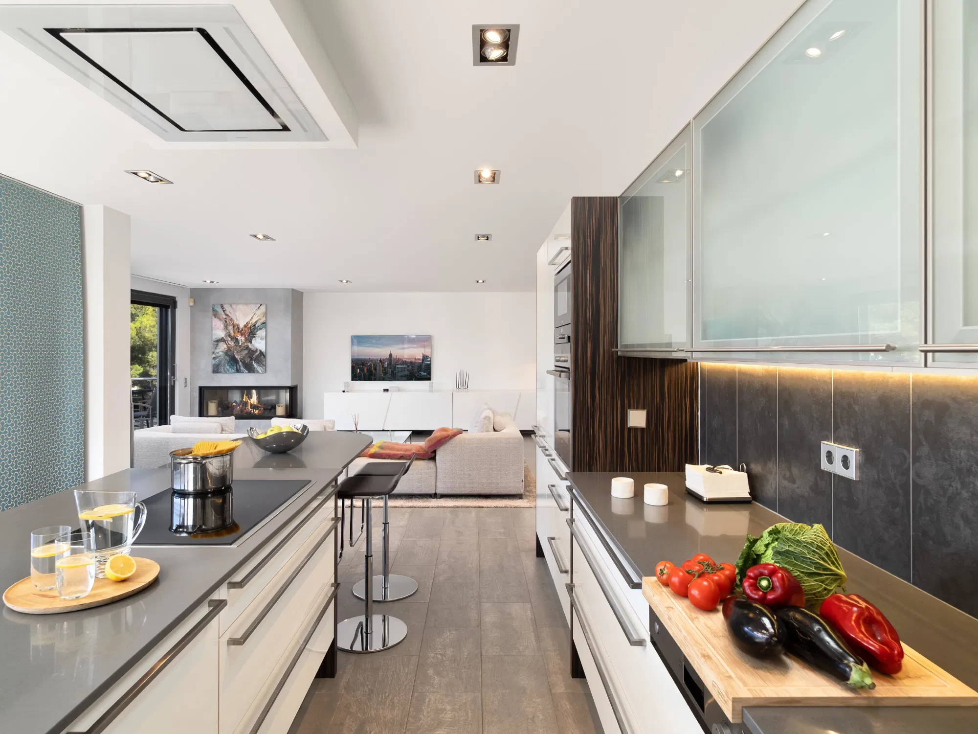 Elegant Summer villa with views to the Malgrats Islands-5