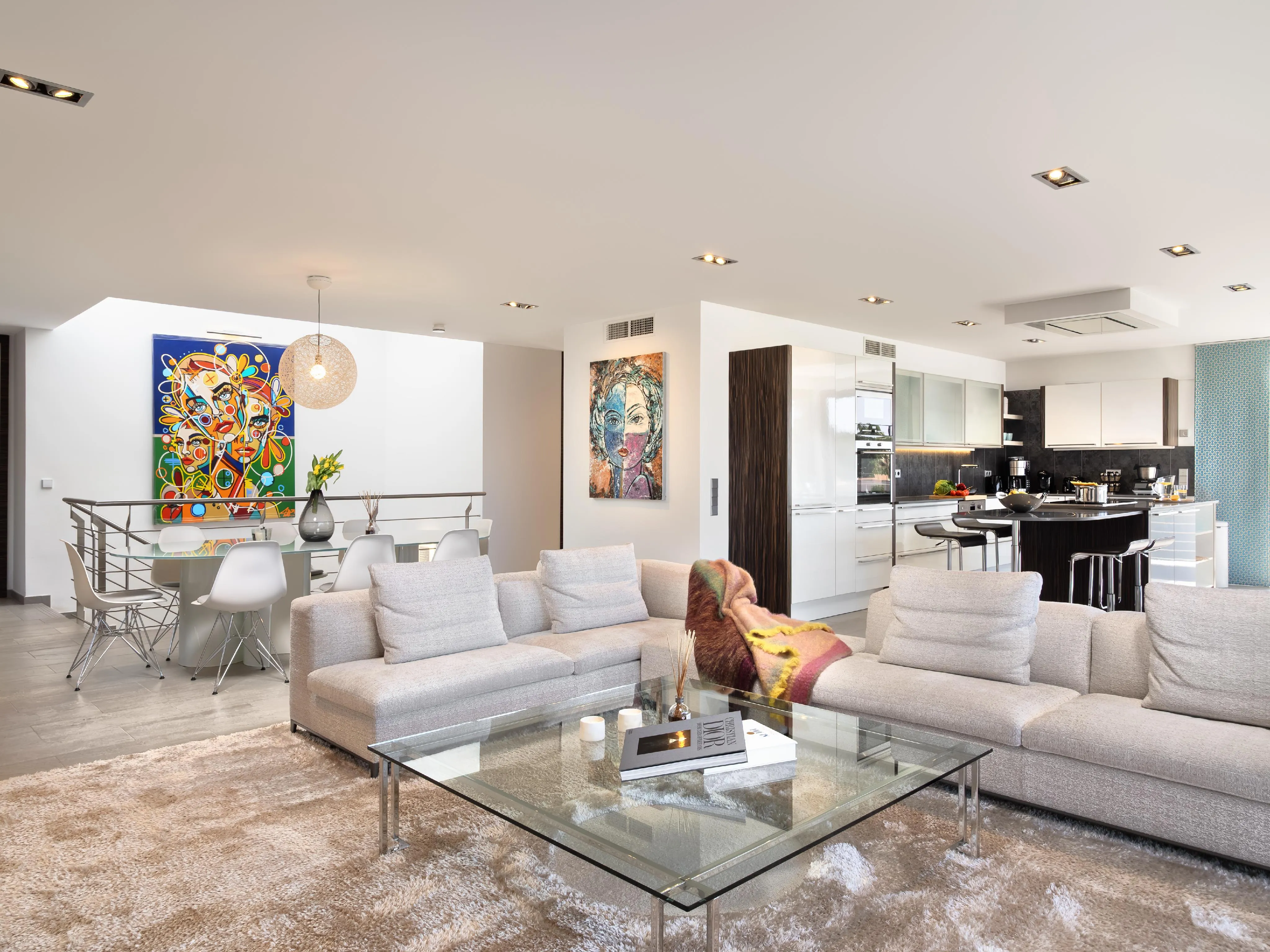 Elegante sommervilla mit blick auf die Malgrats-Inseln-14