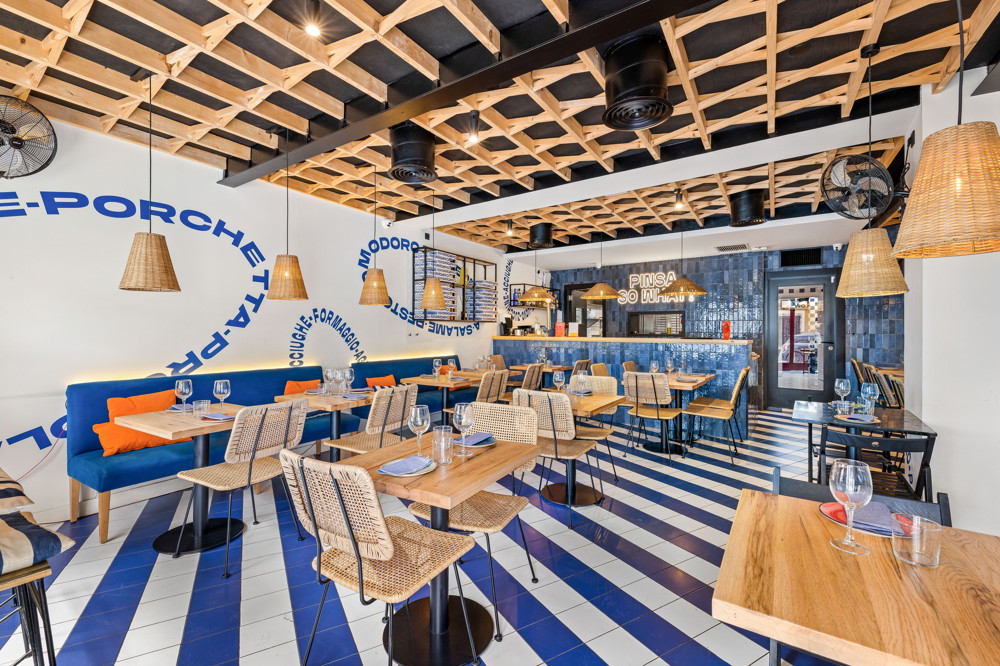 Restaurant and Pizzeria open for business