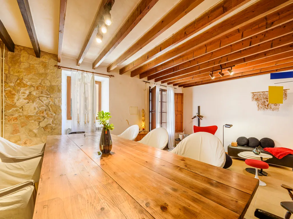 Bonita casa de pueblo con piscina en Campanet-7