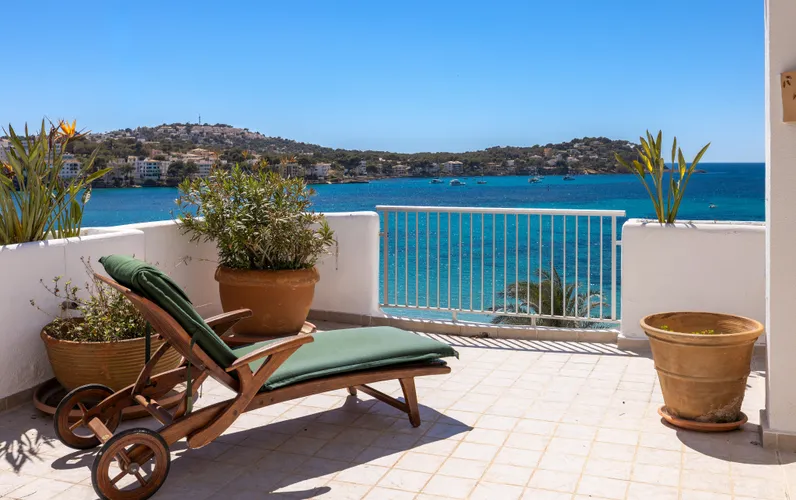 Appartement vue mer panoramique sur la plage de Santa Ponsa