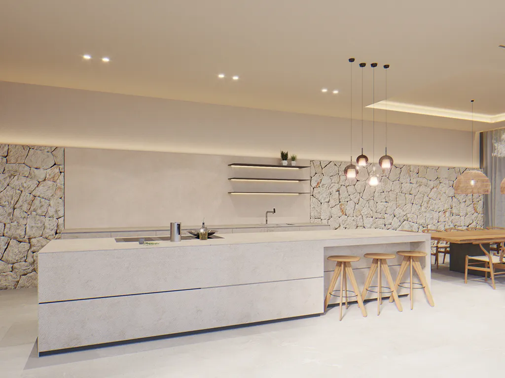 Excellent terrain avec permis de construire à Son Vida-7