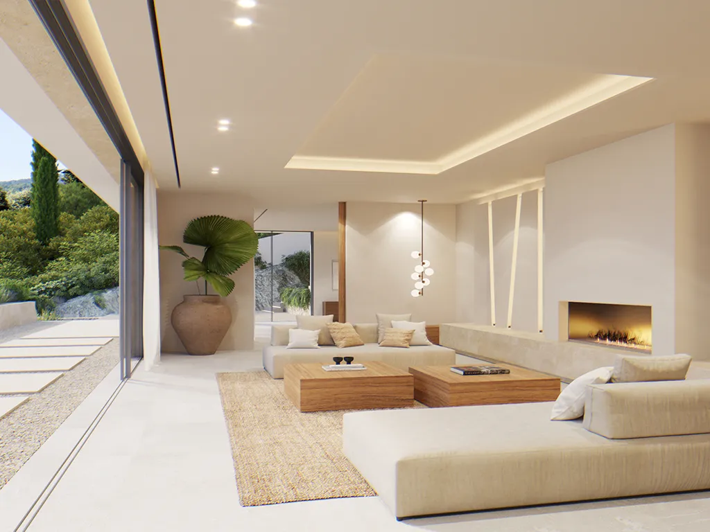 Excellent terrain avec permis de construire à Son Vida-5