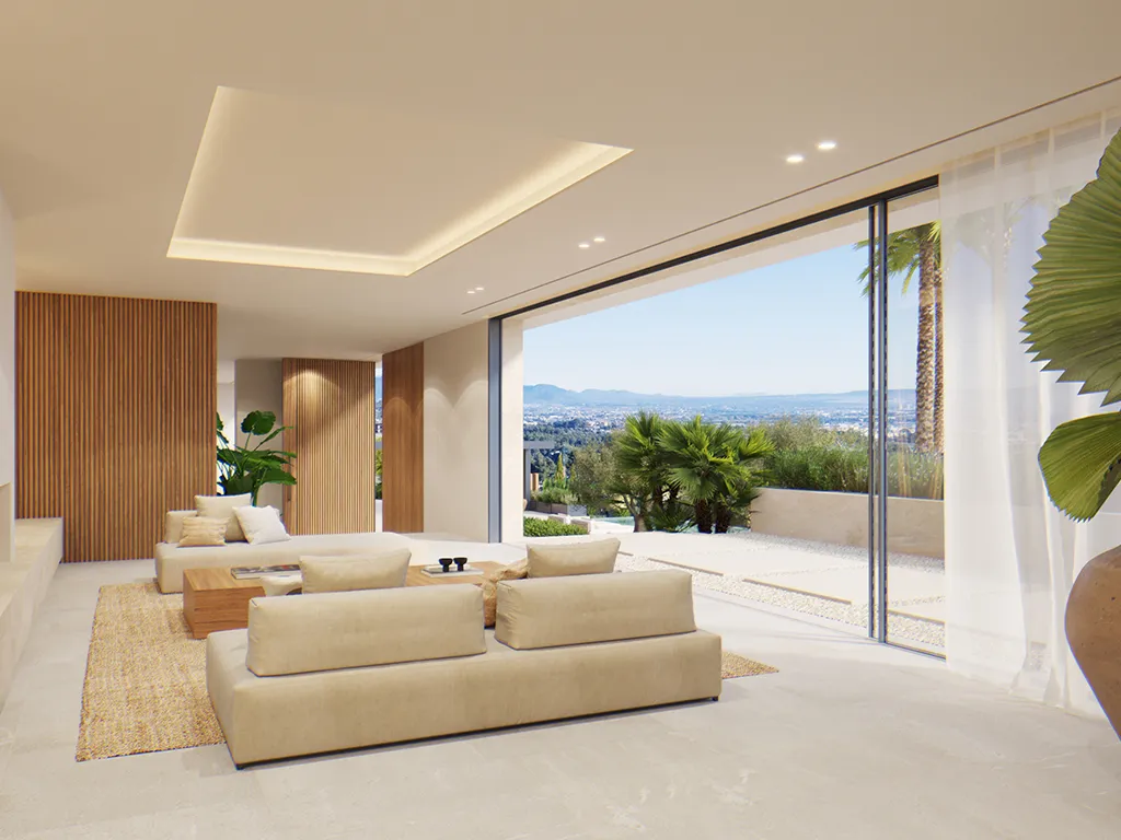 Excellent terrain avec permis de construire à Son Vida-4