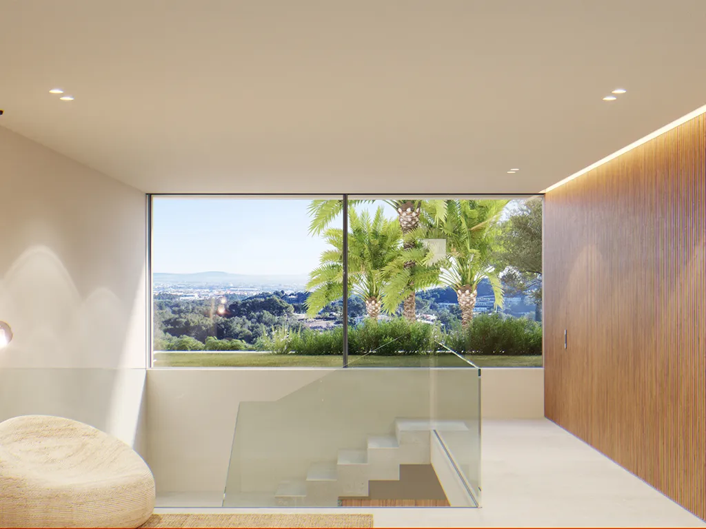 Excellent terrain avec permis de construire à Son Vida-8