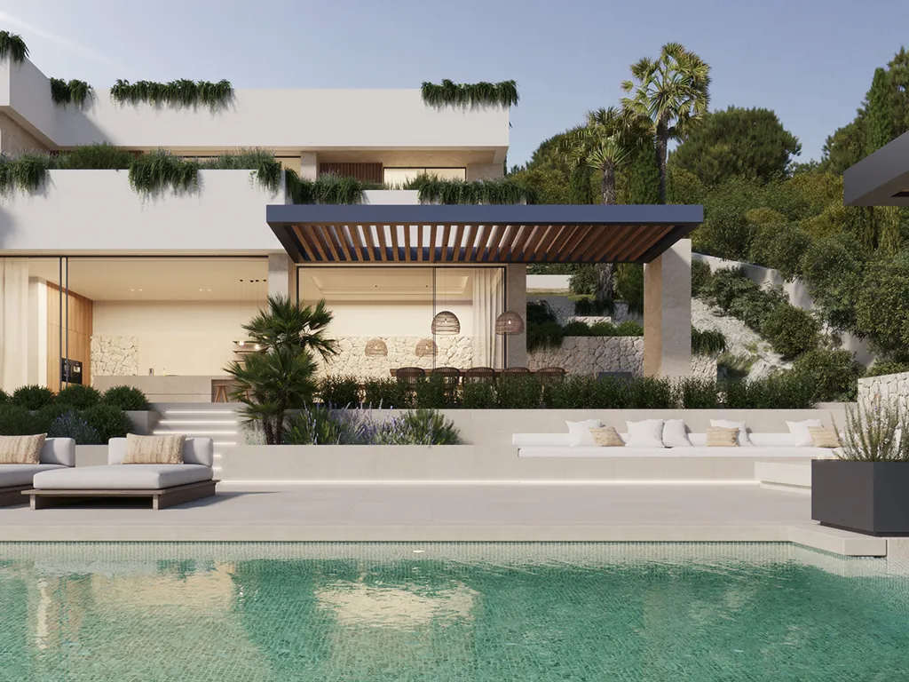 Excellent terrain avec permis de construire à Son Vida-3