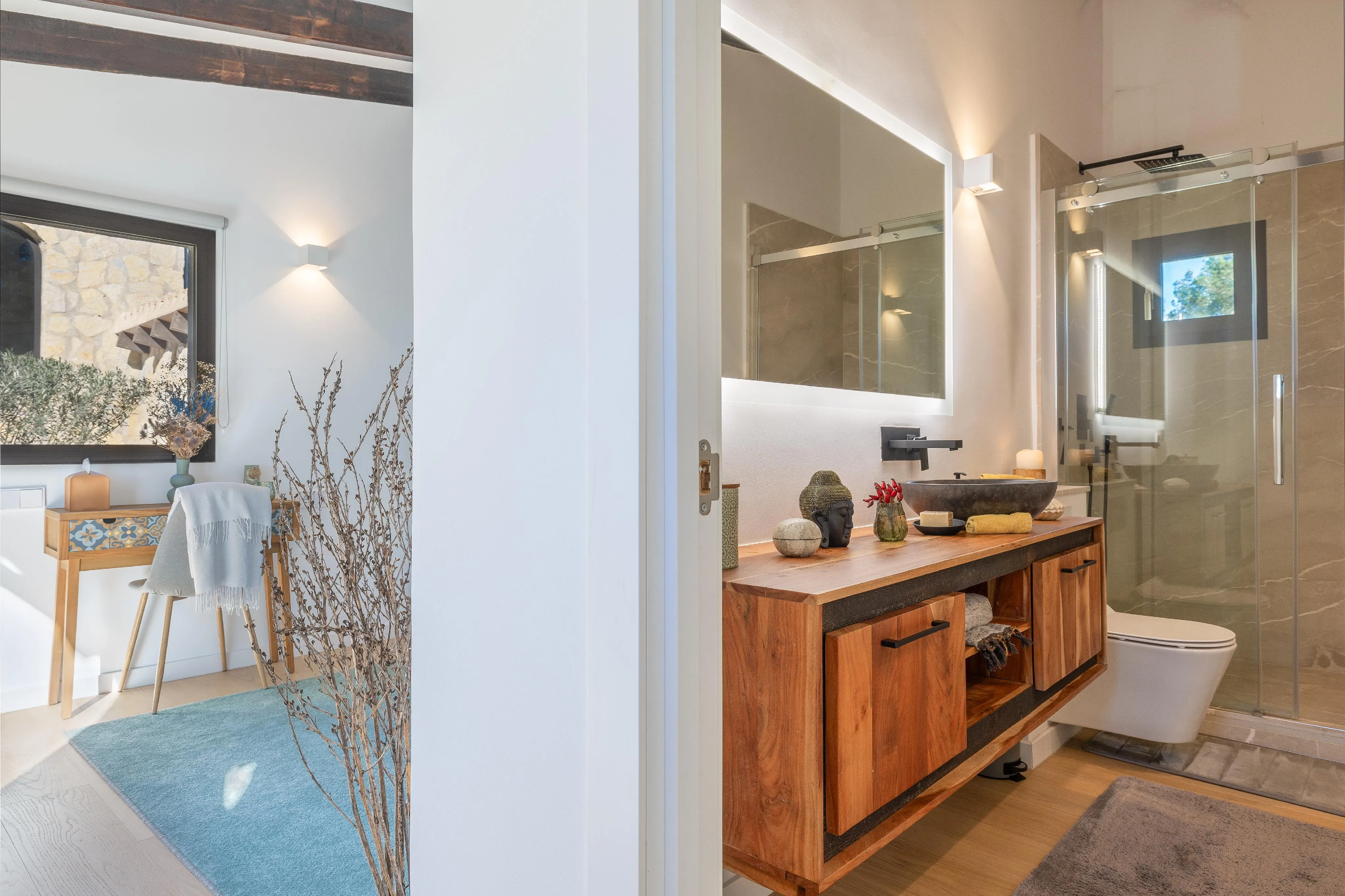 Autentica finca in pietra naturale vicino a Palma-17