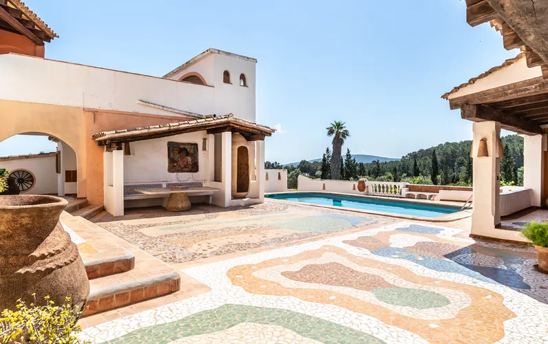 Finca z widokiem na Palmę i góry Tramuntana