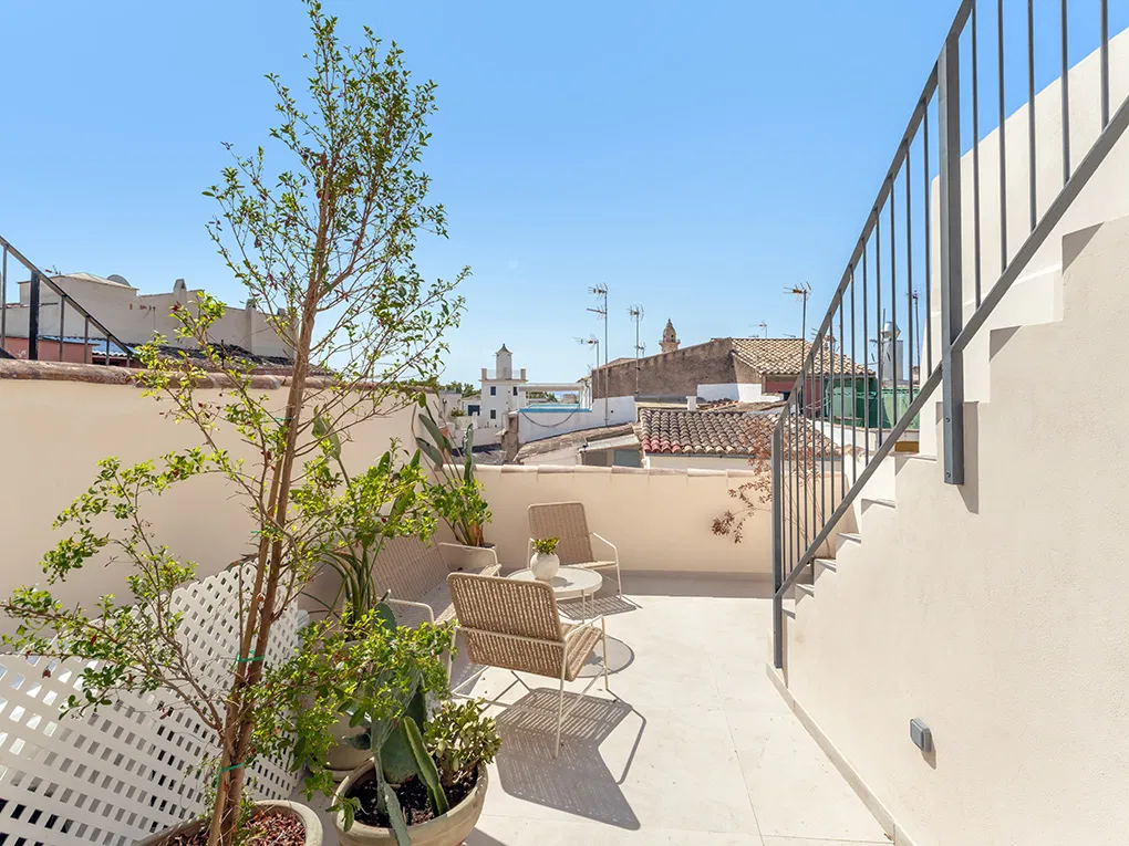 Enkeltfamiliehus i en historisk gade med terrasse og tagterrasse-15